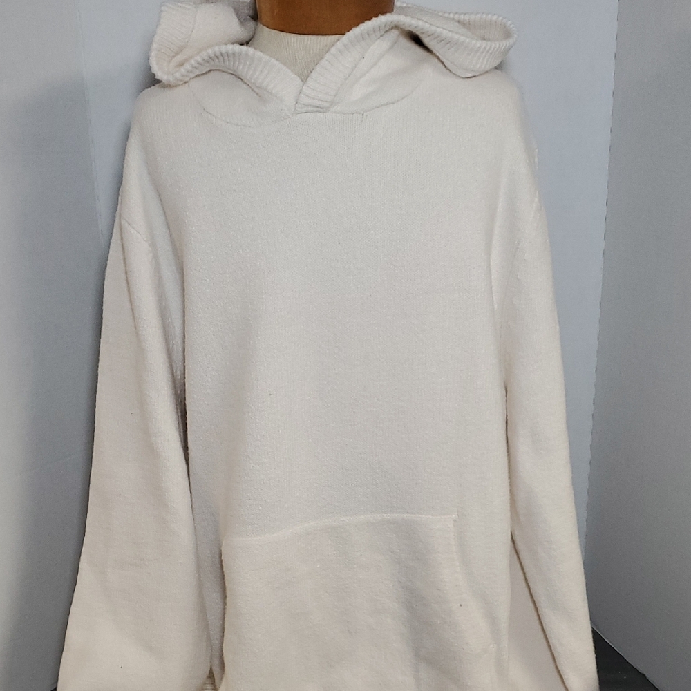Goodfellow & Co Men's Cream Hooded Sweater